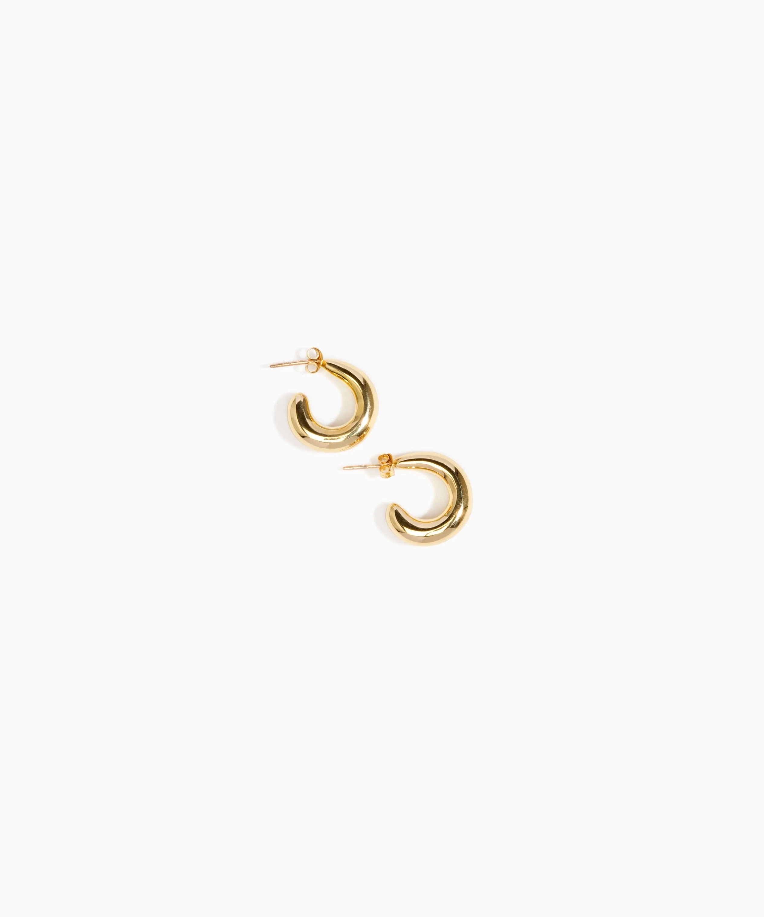 Large Liquid Loop Earrings