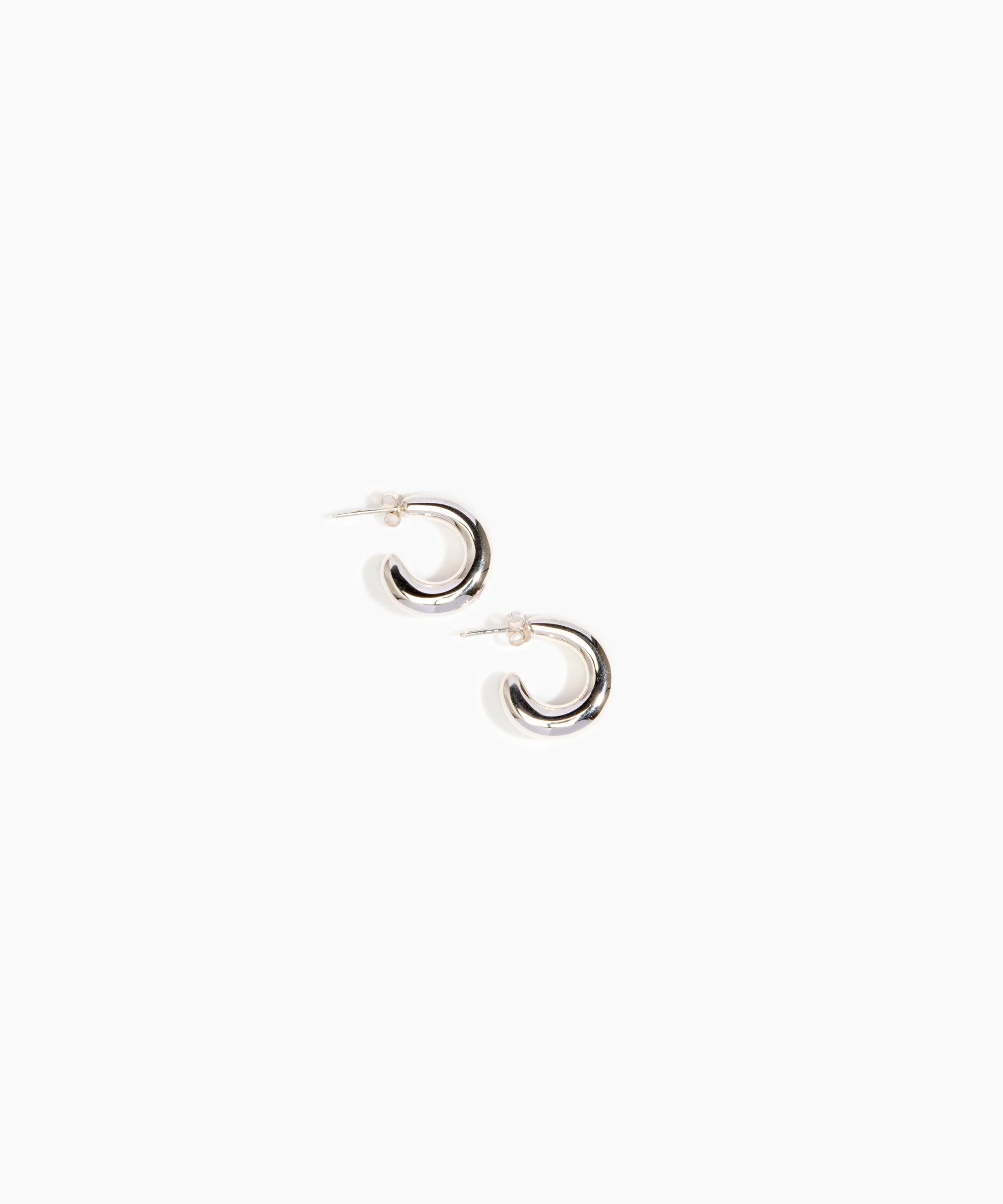 Large Liquid Loop Earrings - Image 3