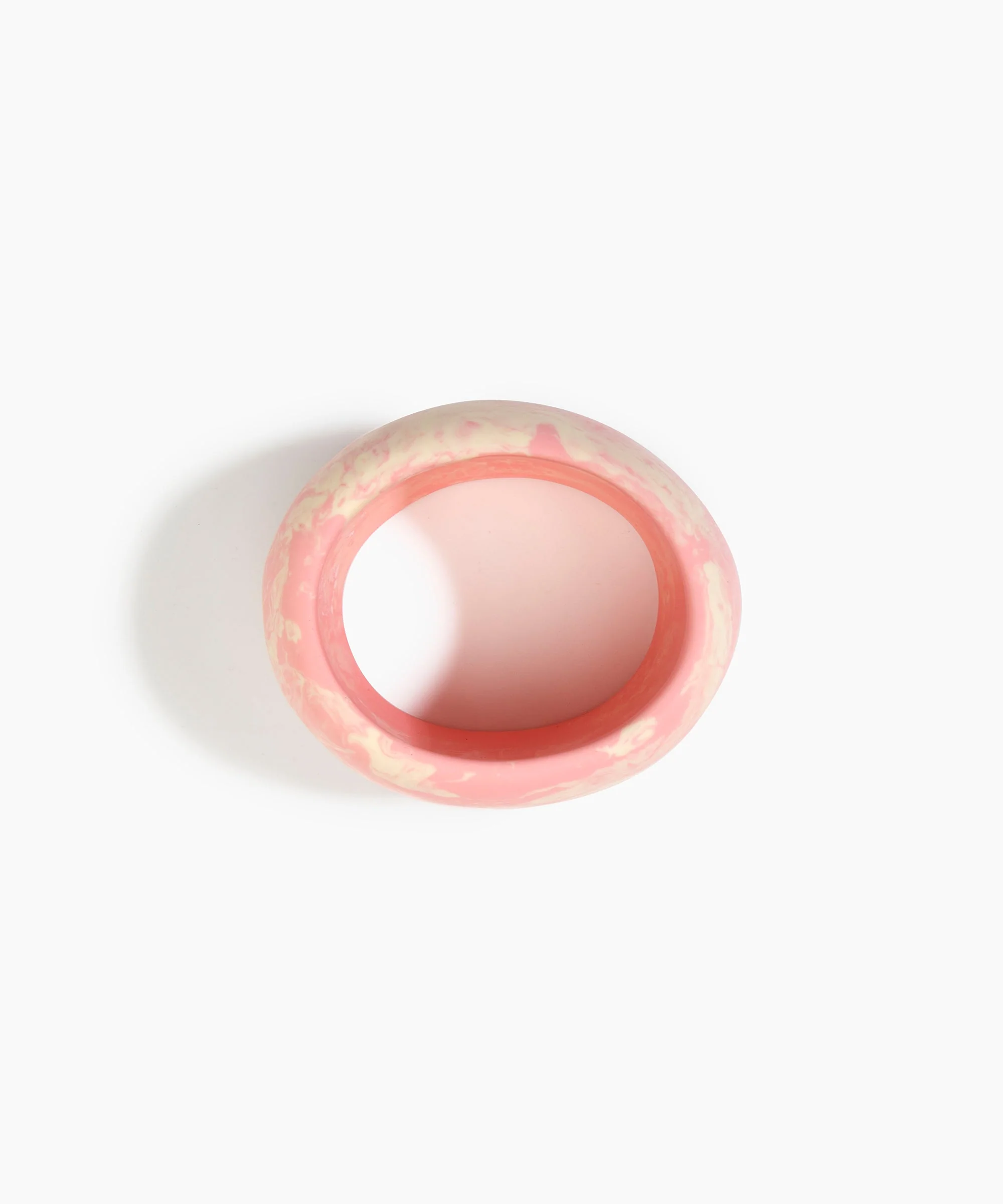 Large Organic Oval Bangle - Image 8