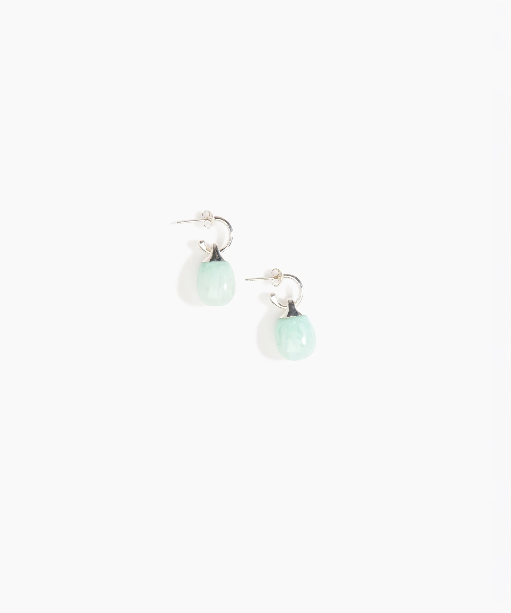 Small River Rock Hoop Earrings - Image 10