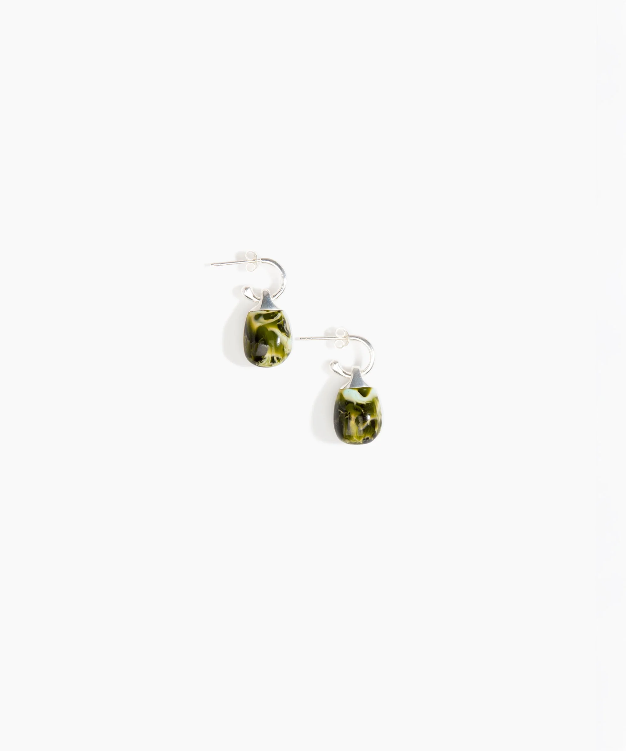 Small River Rock Hoop Earrings - Image 11