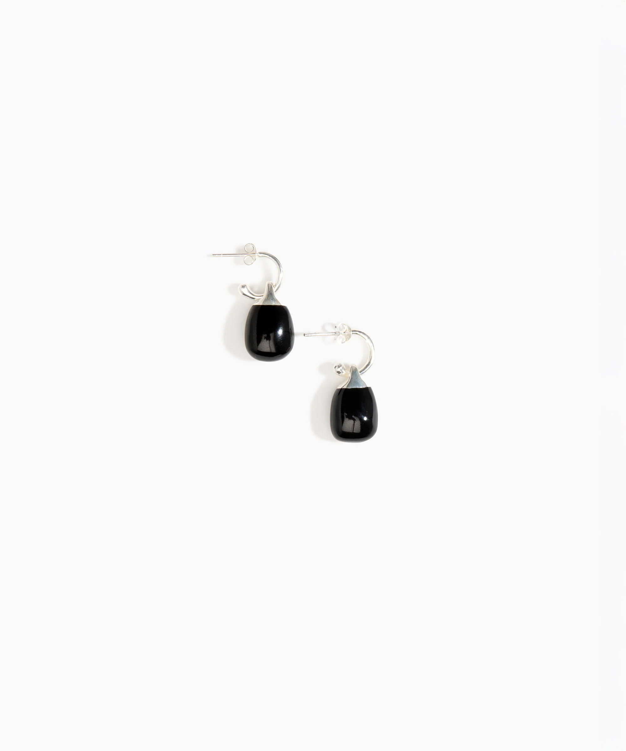 Small River Rock Hoop Earrings - Image 12