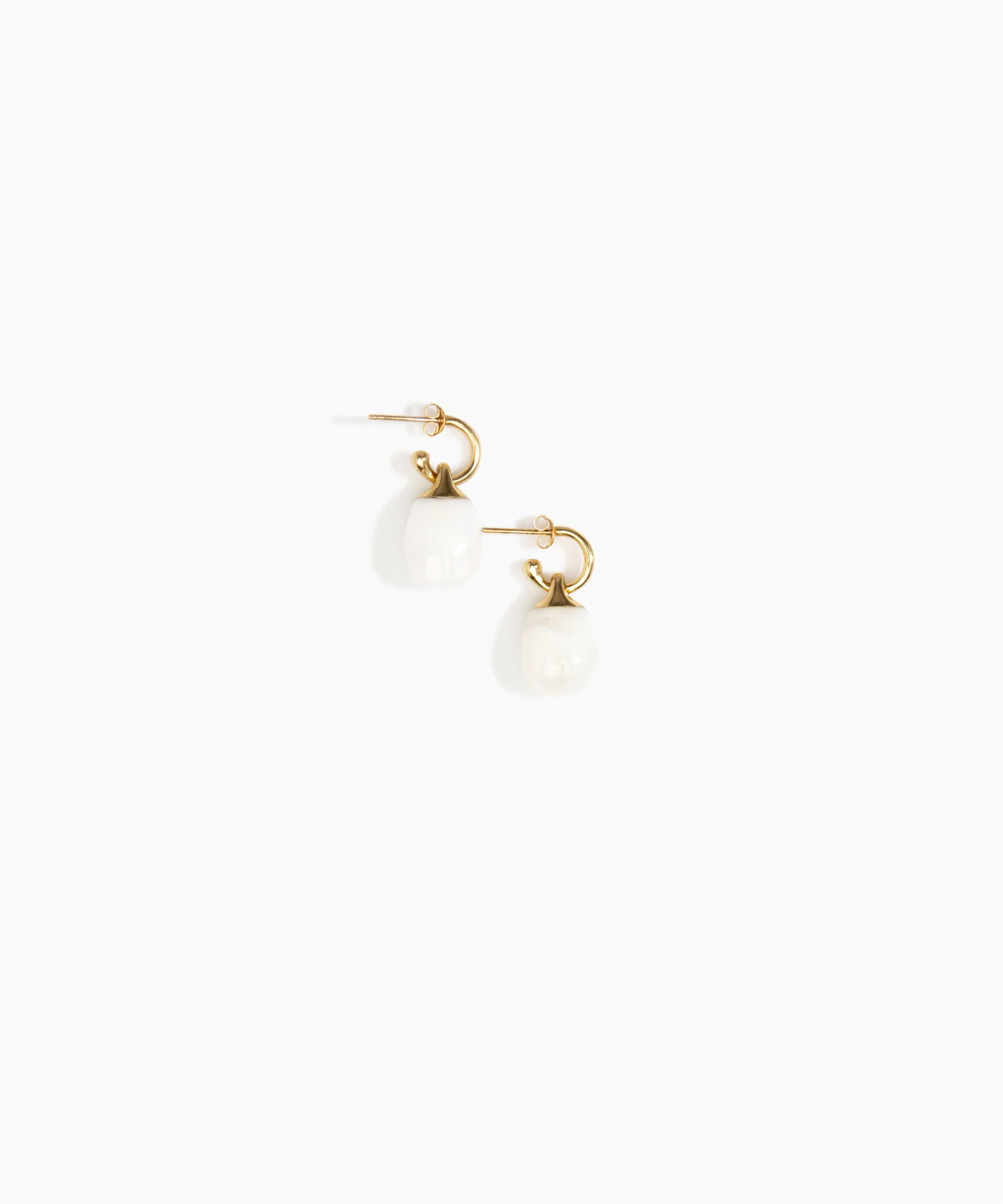 Small River Rock Hoop Earrings - Image 13