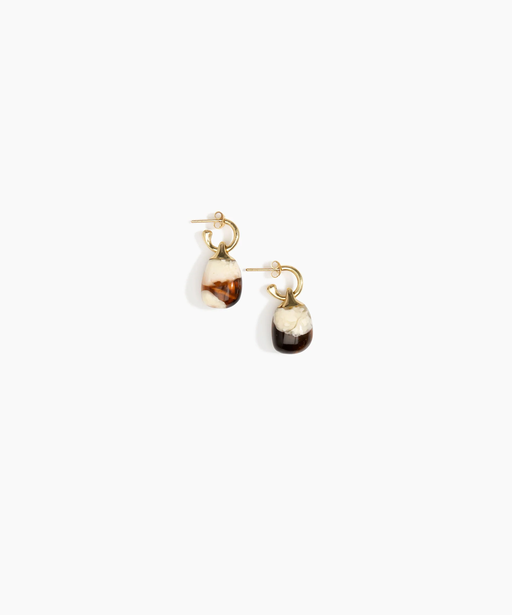 Small River Rock Hoop Earrings - Image 15