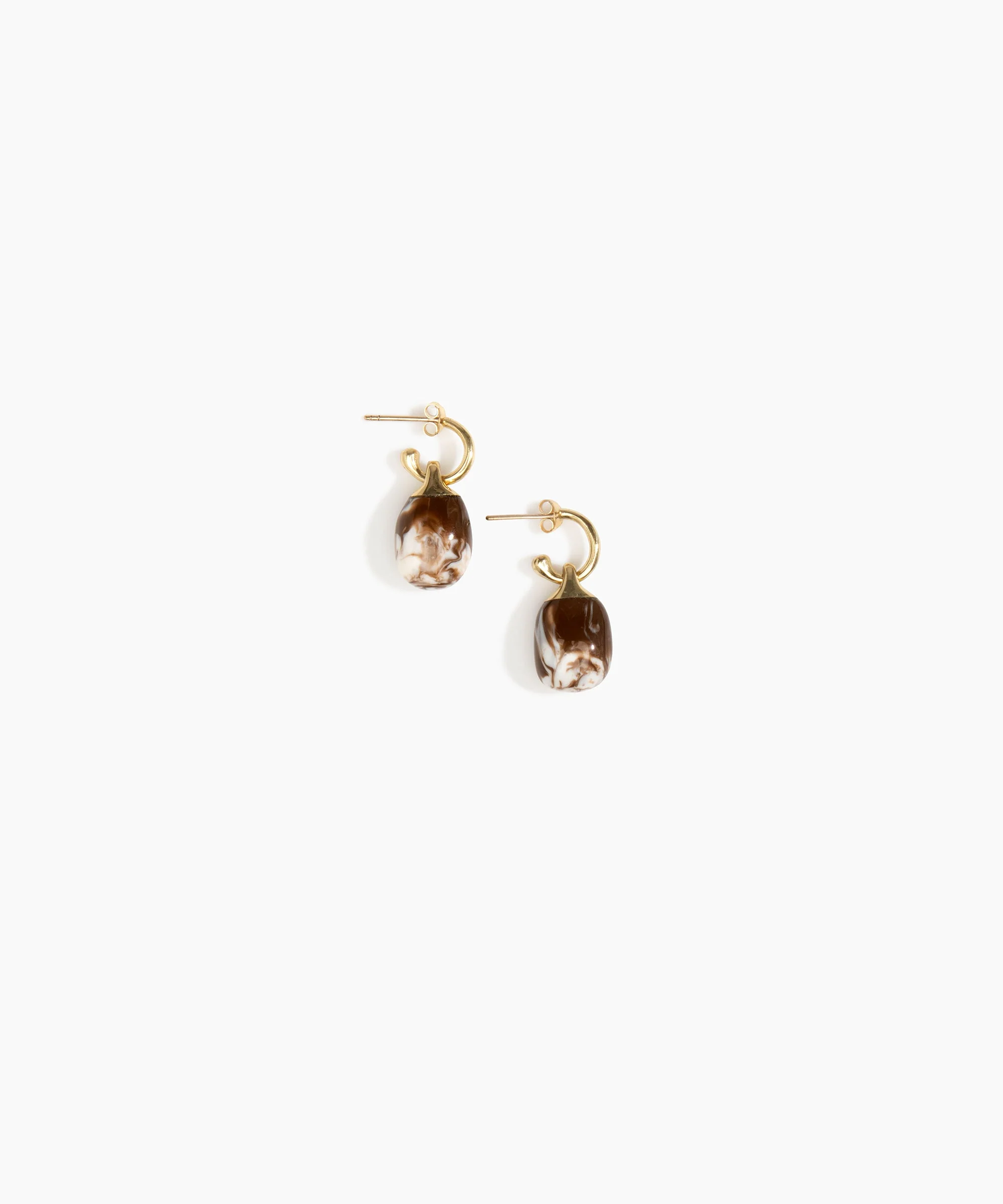 Small River Rock Hoop Earrings - Image 16