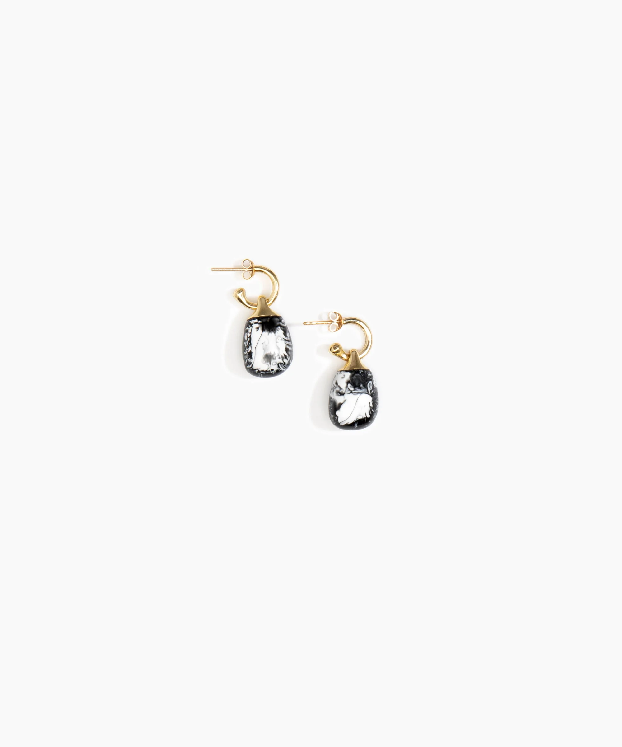 Small River Rock Hoop Earrings - Image 18