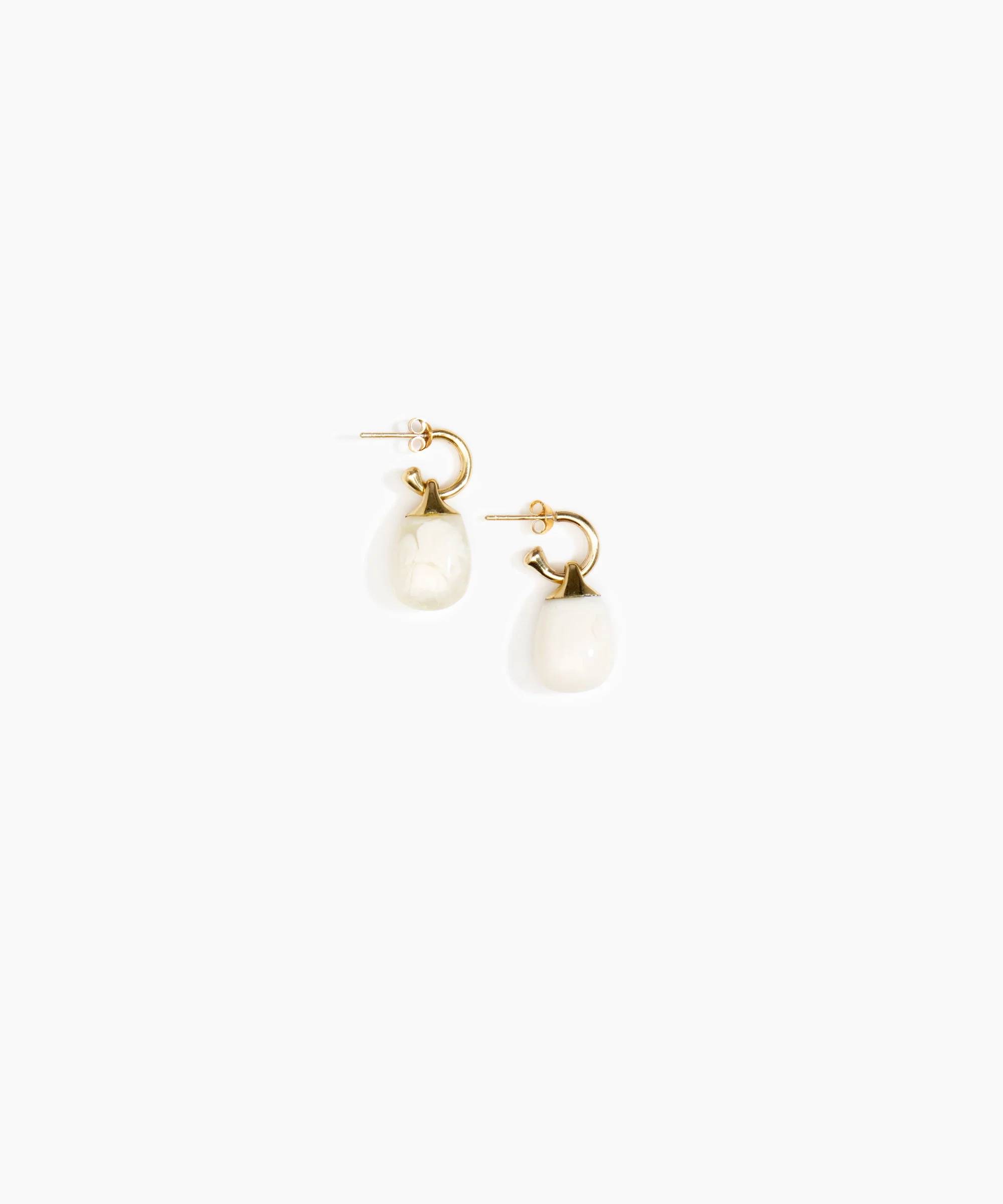 Small River Rock Hoop Earrings - Image 19