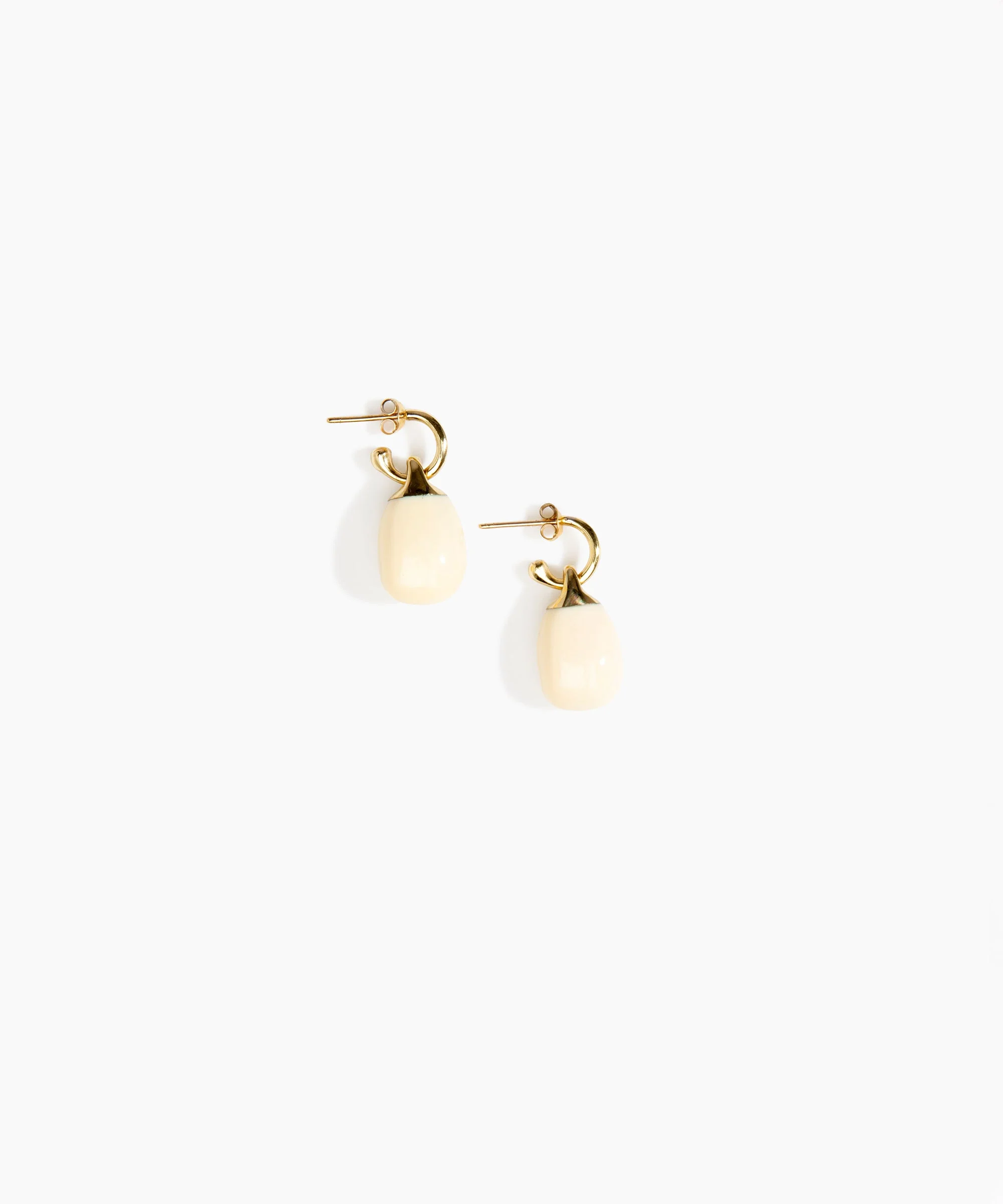 Small River Rock Hoop Earrings - Image 20