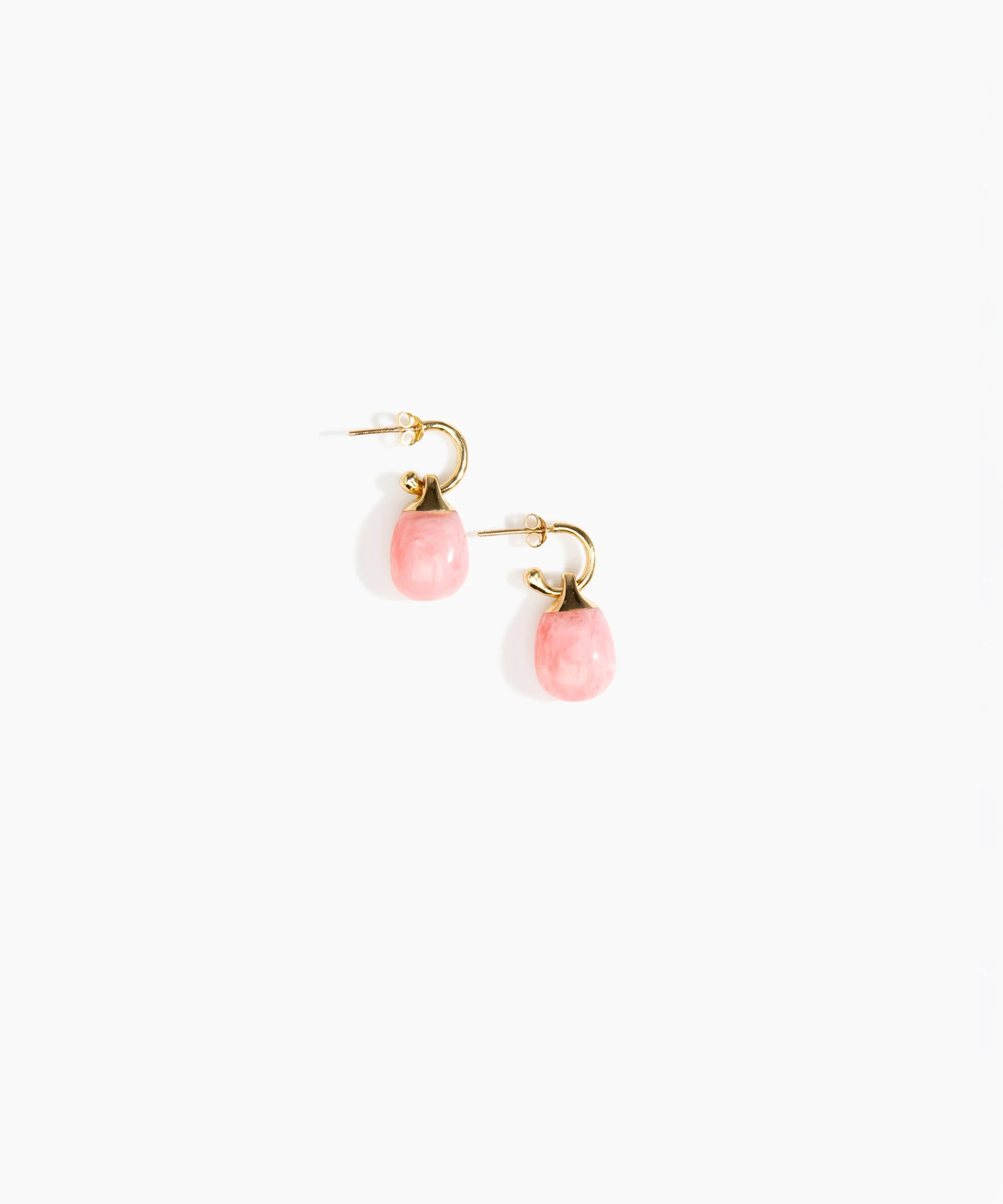 Small River Rock Hoop Earrings - Image 24